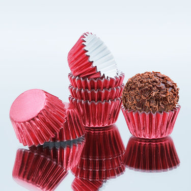 Forma Brigadeiro Metalizada nr.5 Vermelho- Dafesta